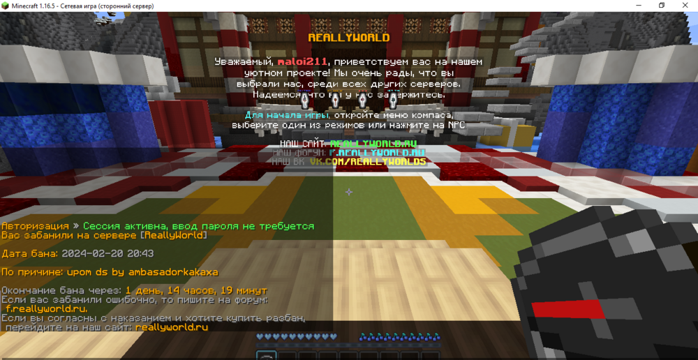 Minecraft 1.16.5 - Сетевая игра (сторонний сервер) 21.02.2024 6_38_22.png