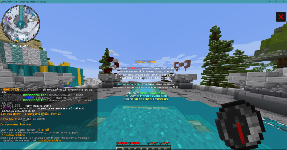 Minecraft_ 1.16.5 - Сетевая игра (сторонний сервер) 14.02.2025 21_00_50.png