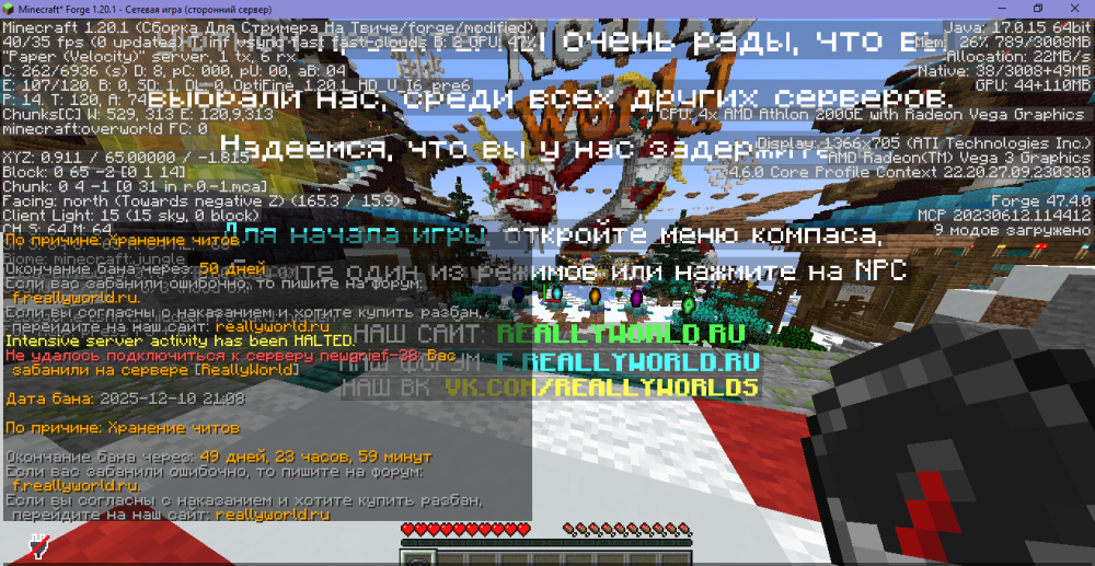 Minecraft_ Forge 1.20.1 - Сетевая игра (сторонний сервер) 10.12.2025 23_32_48.png